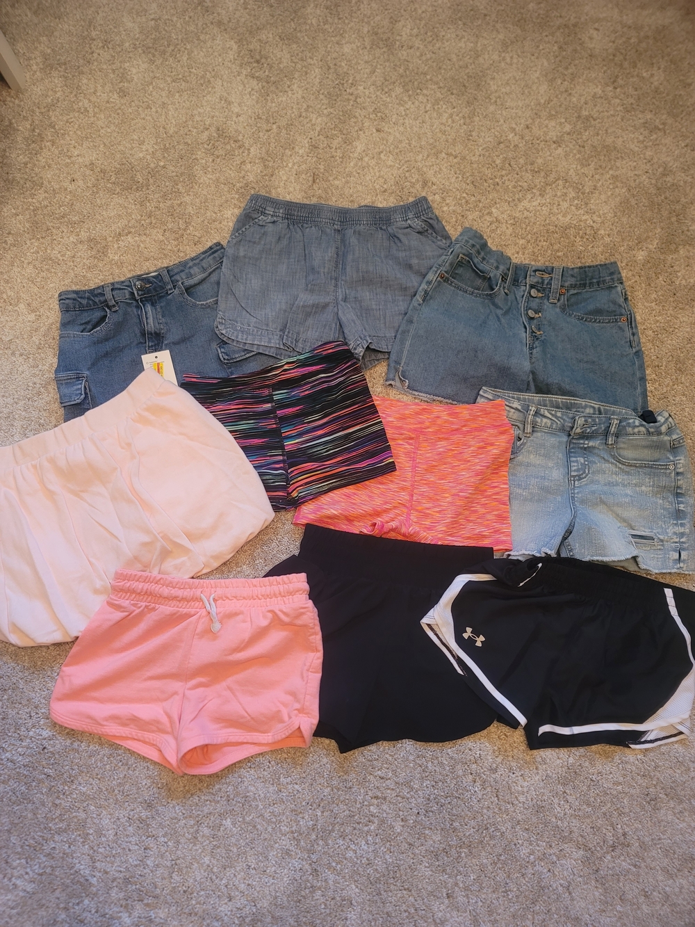 LOT Of Girls Sz 10/12 Shorts/skirts